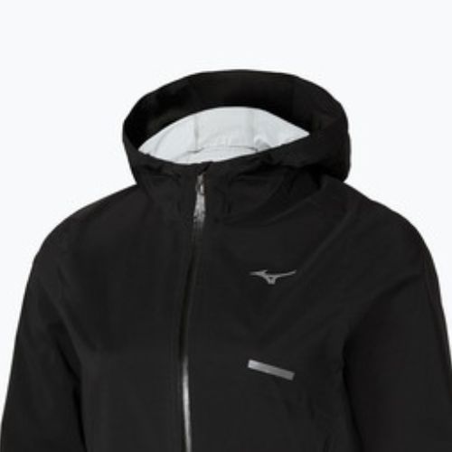 Moteriška bėgimo striukė Mizuno Trail Waterproof 20K Hooded black