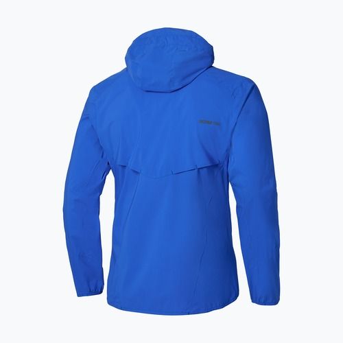 Vyriška bėgimo striukė Mizuno Trail Waterproof 20K Hooded dazzling blue