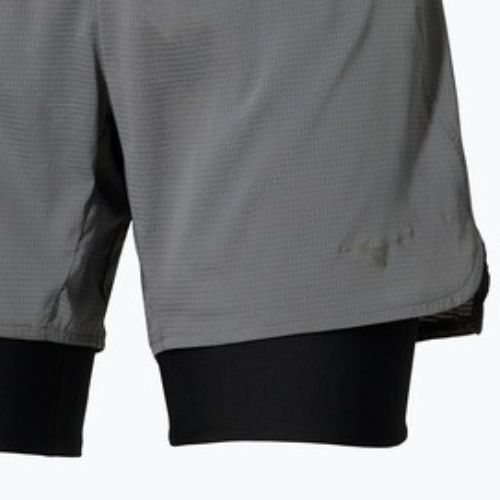 Moteriški bėgimo šortai Mizuno Trail Multipocket 2in1 lava smoke