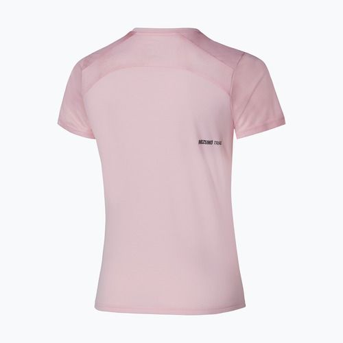Moteriški bėgimo marškinėliai Mizuno Trail Graphic Tee pinkesque