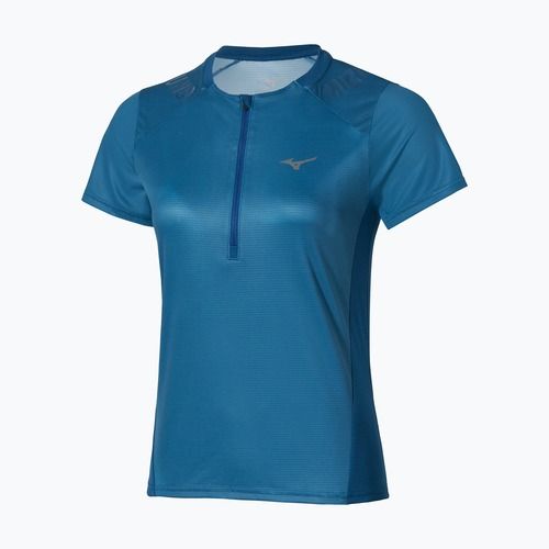 Moteriški bėgimo marškinėliai Mizuno Trail Graphic Tee sailor blue