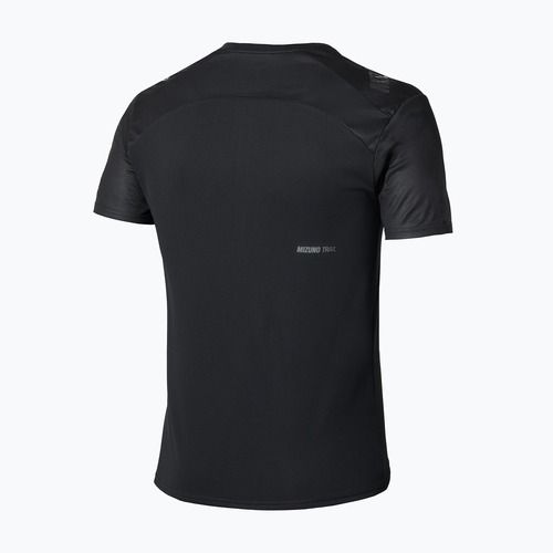 Vyriški bėgimo marškinėliai Mizuno Trail Graphic Tee black