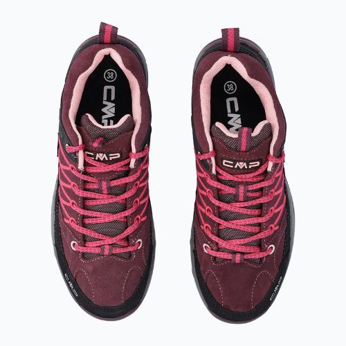 Paauglių žygio batai CMP Rigel Low Wp plum/peach