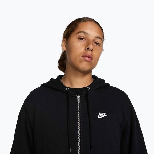 Vyriškas džemperis Nike Club FZ Hoodie black/black/white