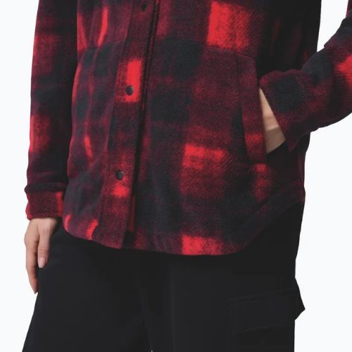 Moteriški marškiniai Columbia Benton Springs mountain red ombre tonal