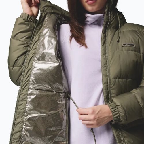 Moteriškas pašiltintas paltas Columbia Pike Lake III Long stone green