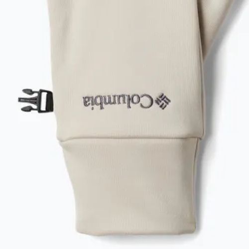 Vyriškos žygio pirštinės Columbia Point Park Fleece dark stone