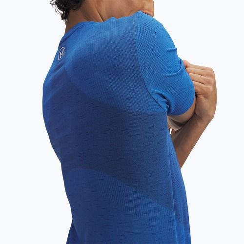 Vyriški treniruočių marškinėliai Under Armour Vanish Seamless Atlantis Blue/White