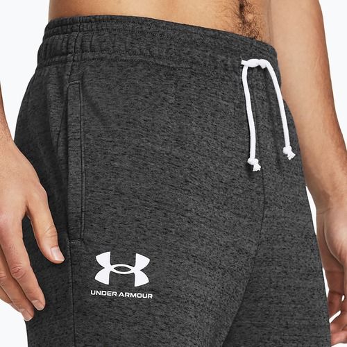 Vyriškos kelnės Under Armour Rival Terry Jogger castlerock light heather/onyx white