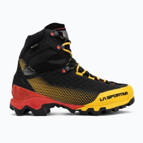 Vyriški alpinizmo batai La Sportiva Aequilibrium ST GTX black/yellow