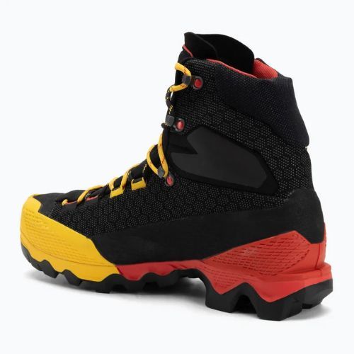 Vyriški alpinizmo batai La Sportiva Aequilibrium ST GTX black/yellow