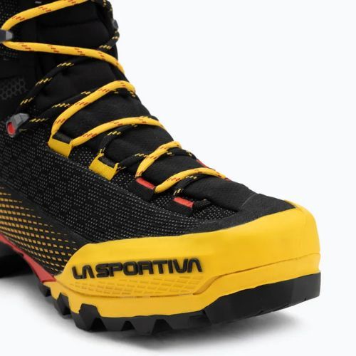 Vyriški alpinizmo batai La Sportiva Aequilibrium ST GTX black/yellow