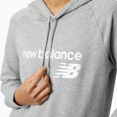 Moteriškas džemperis New Balance Core Fleece Hoodie grey