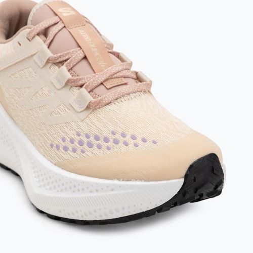 Moteriški bėgimo bateliai Salomon Aero Glide 3 Gravel shortbread/white/fusion coral