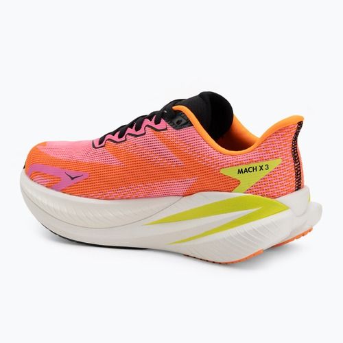 Moteriški bėgimo bateliai Hoka Mach X 3 neon rose/neon tangerine