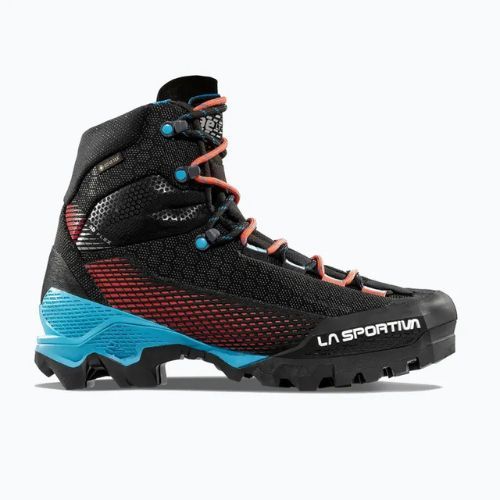 Moteriški alpinizmo batai La Sportiva Aequilibrium ST GTX black/hibiscus