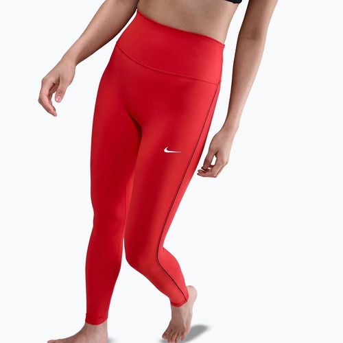 Moteriškos tamprės Nike One High-Waisted light crimson/black