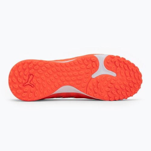 Futbolo bateliai PUMA Future 9 Match TT + Mid Jr glowing red/puma white/puma black/puma silver