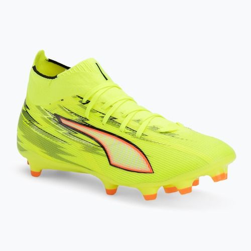 Futbolo bateliai PUMA Ultra 6 Match + FG/AG Yellow Alert/Puma Black/Glowing Red/Lime Squeeze