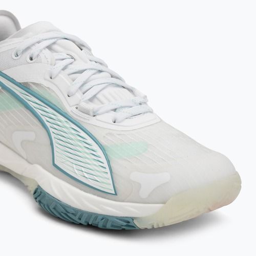 Moteriški rankinio batai PUMA Accelerate Nitro SQD 4 Game On Puma White/Baltic Sea Blue/Fresh Water