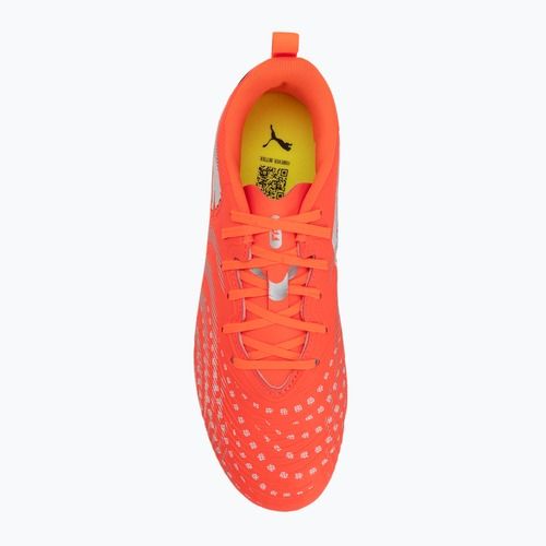 Vaikiški futbolo bateliai PUMA Future 9 Play FG/AG Jr glowing red/puma white/puma black/puma silver