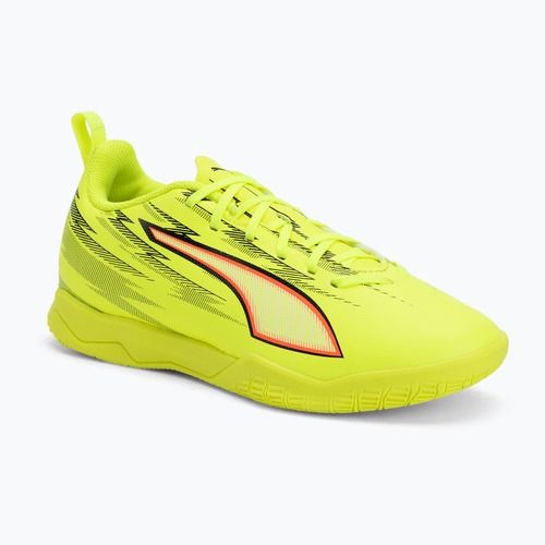 Vaikiški futbolo bateliai PUMA Ultra 6 Play IT Jr yellow alert/puma black/glowing red/lime squeeze