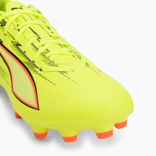 Futbolo bateliai PUMA Ultra 6 Play FG/AG yellow alert/puma black/glowing red/lime squeeze