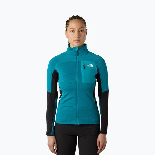 Moteriškas džemperis The North Face Polartec Powergrid Stormgap antracito pilka/tnf juoda