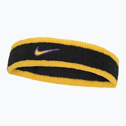 Frotinė galvos juosta Nike Swoosh Classic Headband black/court purple/university gold