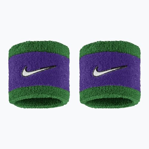 Riešo juostos Nike Swoosh Classic Wristbands 2 vnt. clover/fierce purple/white