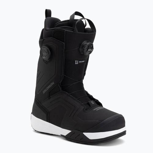 Vyriški snieglenčių batai Salomon Dialogue Dual Boa black/black/white