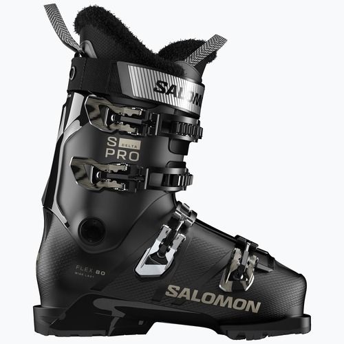 Moteriški slidinėjimo batai Salomon S/Pro Delta 80 W GW black/black/light bronze metallic