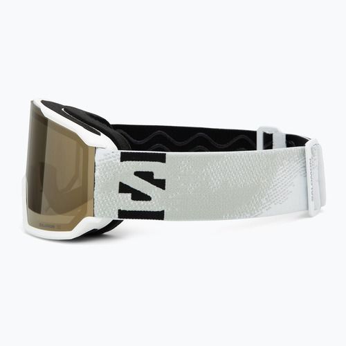 Slidinėjimo akiniai Salomon S/View 3 Access white/flash gold
