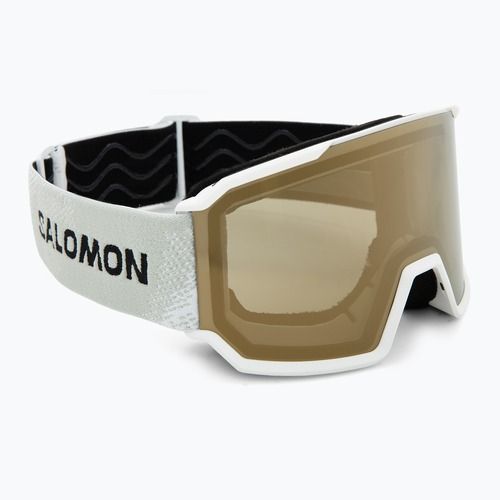 Slidinėjimo akiniai Salomon S/View 3 Access white/flash gold