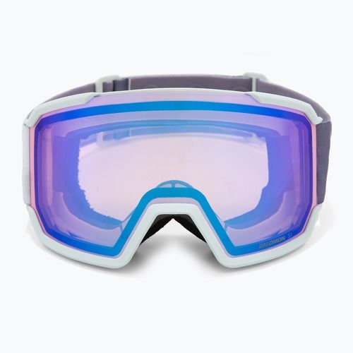 Slidinėjimo akiniai Salomon S/View 3 ice flow/ml light blue