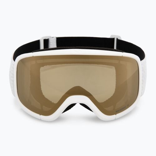 Vaikiški slidinėjimo akiniai Salomon Lumi Acces Jr white/flash gold