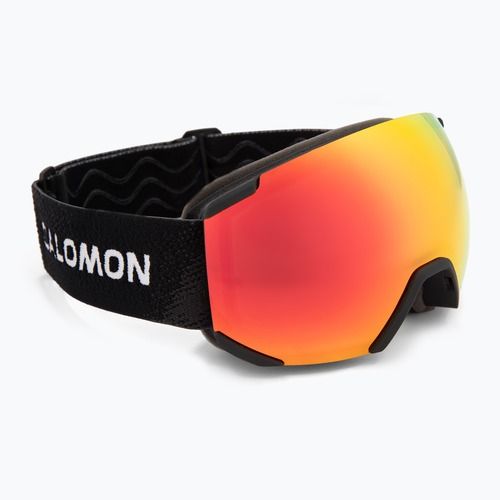 Vaikiški slidinėjimo akiniai Salomon Radium black/mi mid red