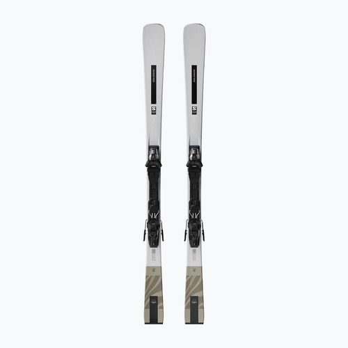 Moteriškos kalnų slidės Salomon S/Max N°10 silver + apkaustai M10 GW silver metallic/light bronze metallic/black