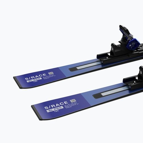 Kalnų slidės Salomon S/Race SL Pro + apkaustai I12 GW race blue/white