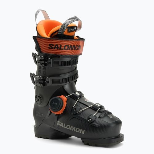 Vyriški slidinėjimo batai Salomon S/Pro Supra Boa 110 GW black/beluga metallic/orange tiger