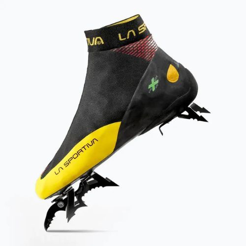 Laipiojimo batai La Sportiva Mega Ice Evo black/yellow