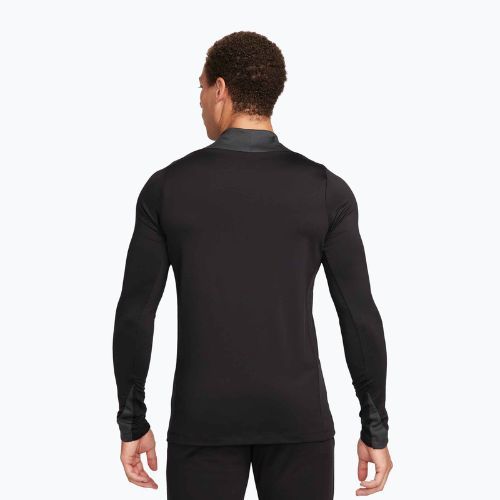 Futbolo marškinėliai ilgomis rankovėmis Nike Strike Dri-Fit 1/2 Zip Drill Top Black/Anthracite/White