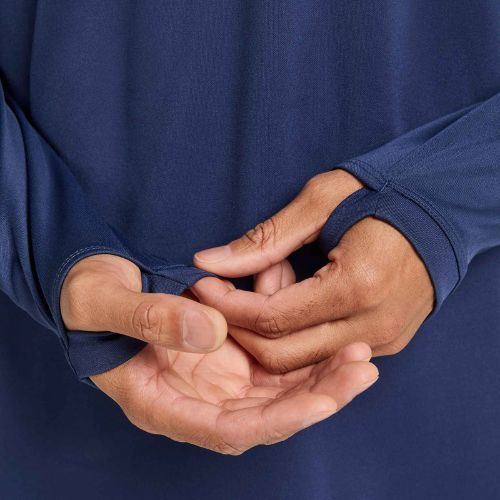 Vyriški futbolo marškinėliai ilgomis rankovėmis Nike Academy Dri-Fit Drill Top midnight navy/midnight navy/white