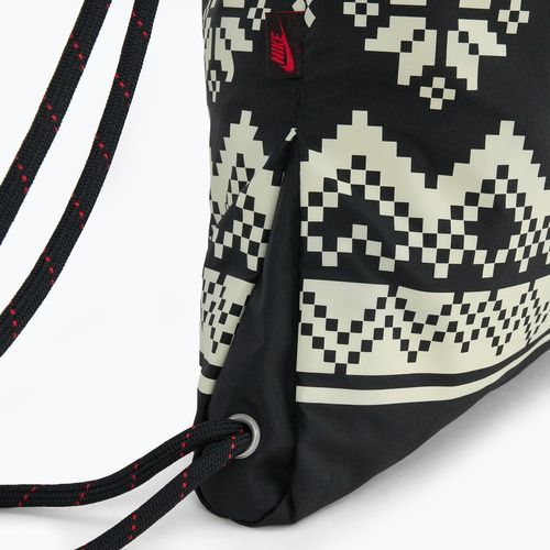 Sportinis maišelis Nike Heritage 13 l black/coconut milk/university red