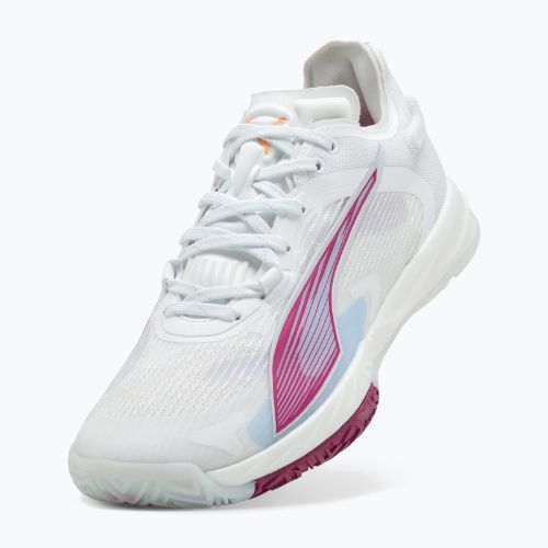 Moteriški batai PUMA Accelerate NITRO SQD 4 puma white/berry/lilaccrush/hautetropic/heatfire