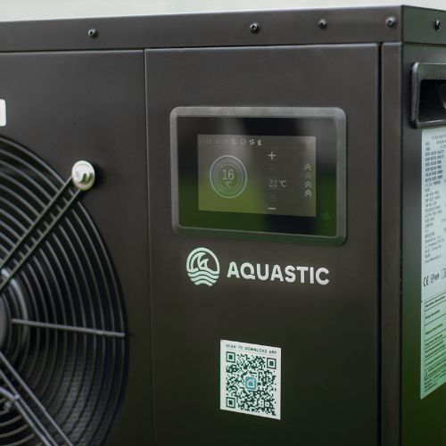 Rinkinys AQUASTIC baseinas 456L su BrrFree agregatu morsavimo black