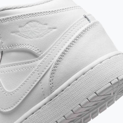 Vaikiški batai Nike Jordan 1 Mid white/white/white