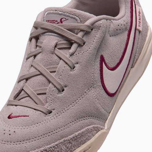 Vaikiški futbolo bateliai Nike Tiempo Streetgato Premium Jr moon particle/team red/chalk