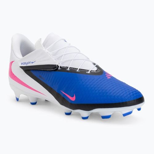 Vyriški futbolo bateliai Nike Phantom 6 Low Academy EasyOn FG/MG racer blue/white/pink blast
