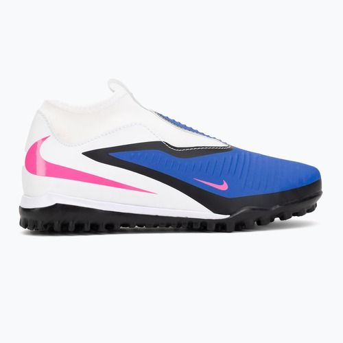 Vaikiški futbolo bateliai Nike Phantom 6 High Academy TF racer blue/white/pink blast